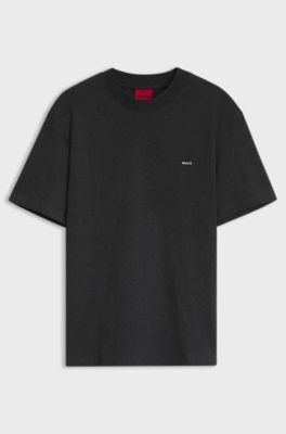 Relaxed-fit cotton T-shirt, Black