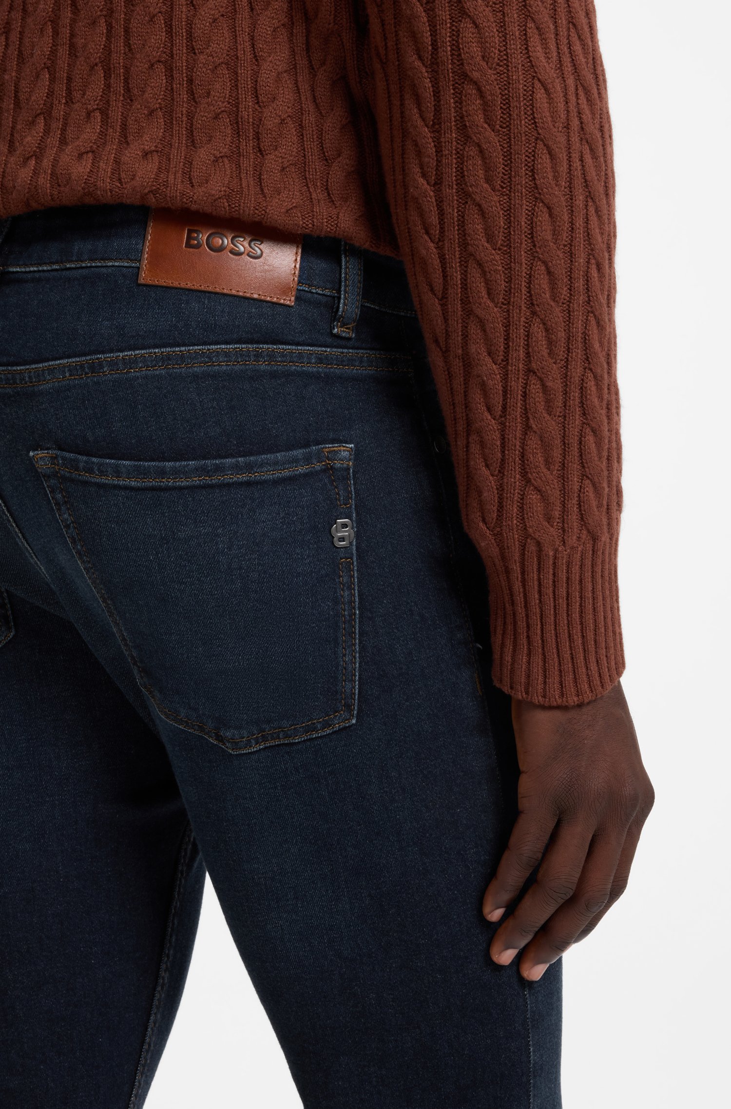 Boss Delaware slim-fit jeans herr – bild 3