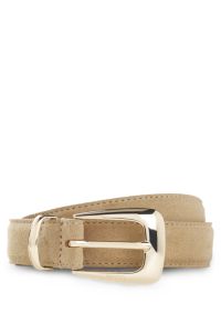 Suede belt, Light Beige