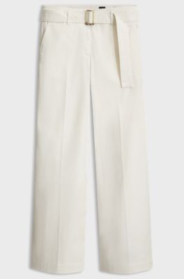 Wide-leg trousers, Natural