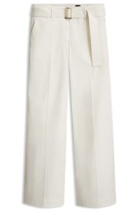 Wide-leg trousers, Natural