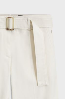 Wide-leg trousers, Natural