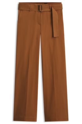 Wide-leg trousers, Brown