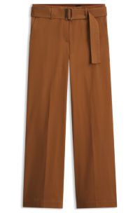 Wide-leg trousers, Brown