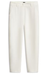 Barrel-fit trousers, Natural