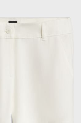 Barrel-fit trousers, Natural