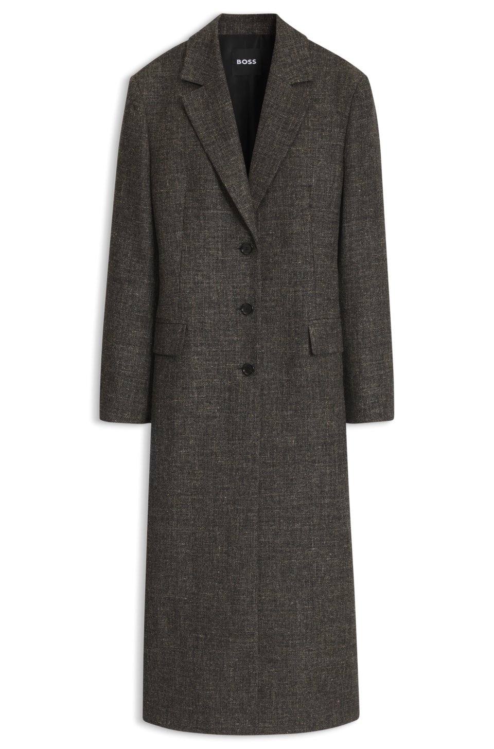Wool-blend coat