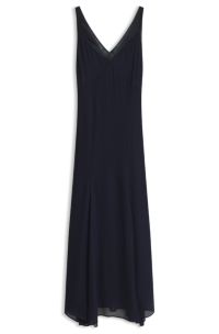 V-neck maxi dress, Dark Blue
