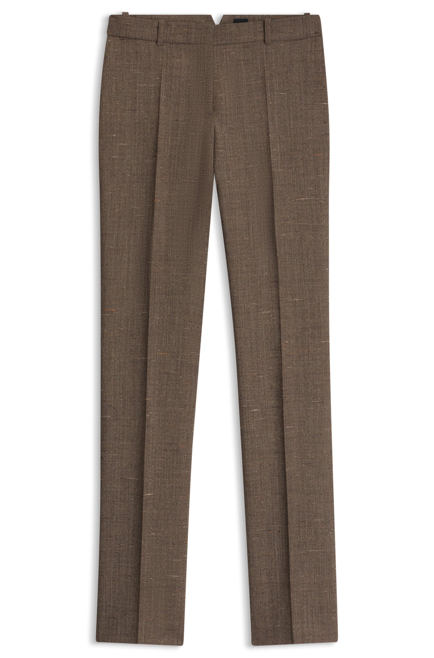 Boss Straight-leg wool trousers byxor dam