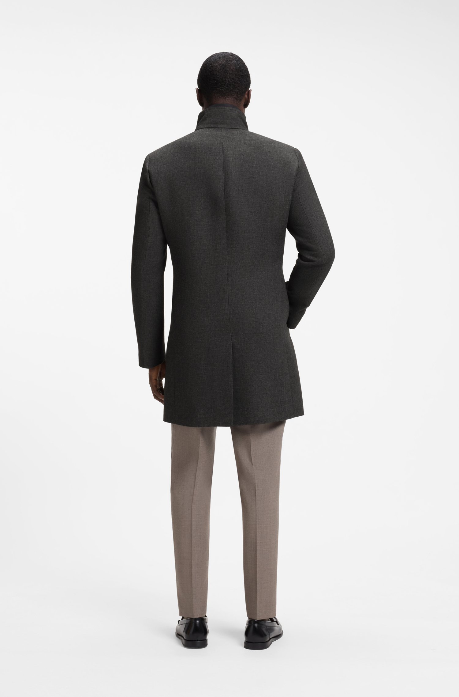 Boss Slim-fit coat kappor & rockar herr – bild 3