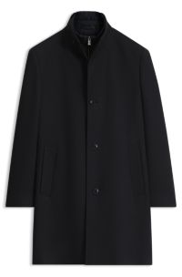 Slim-fit coat, Dark Blue