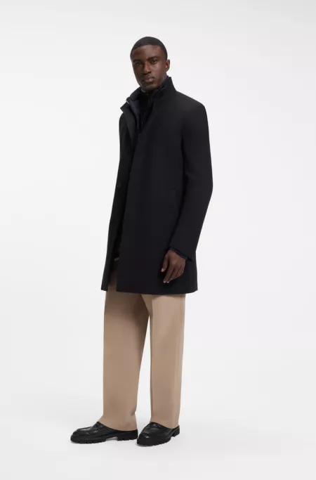 Slim-fit coat
