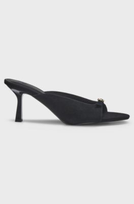 Open-toe pumps, Black