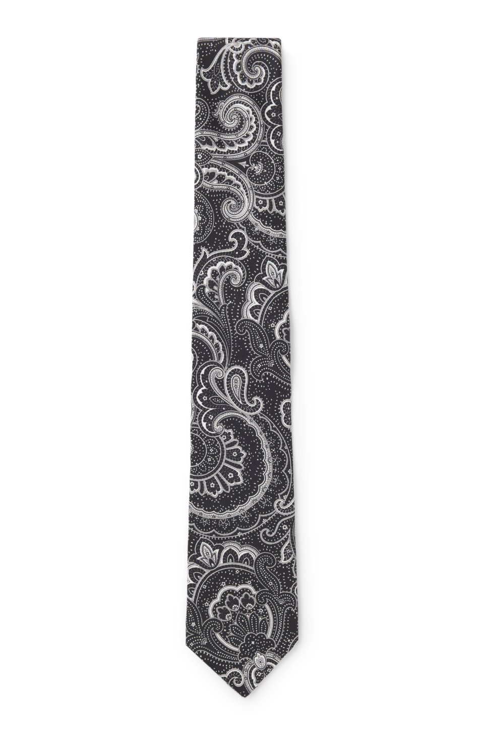 Silk tie with all-over print