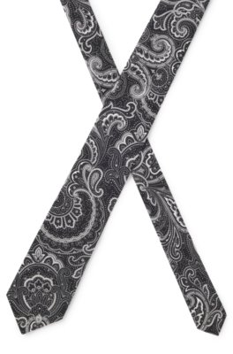 Boss Silk tie with all-over print slipsar herr – bild 2