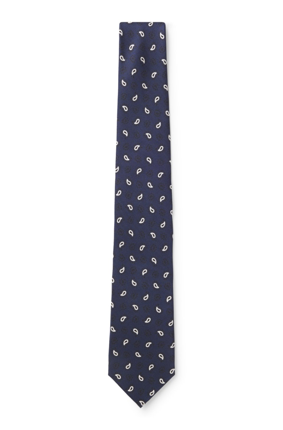 Silk tie with all-over print
