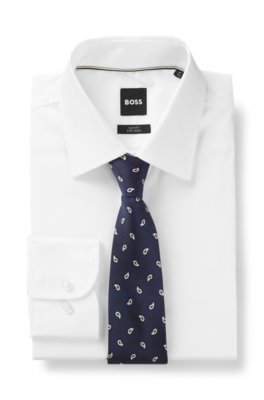 Boss Silk tie with all-over print slipsar herr – bild 2