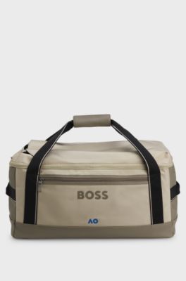 BOSS x AO holdall with backpack straps, Light Beige