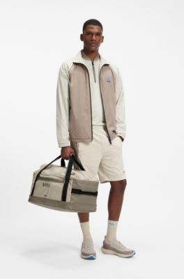 BOSS x AO holdall with backpack straps, Light Beige