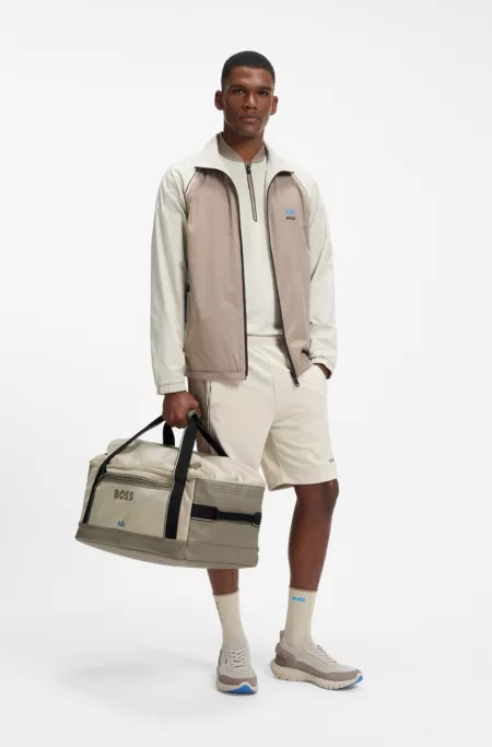 BOSS x AO holdall with backpack straps