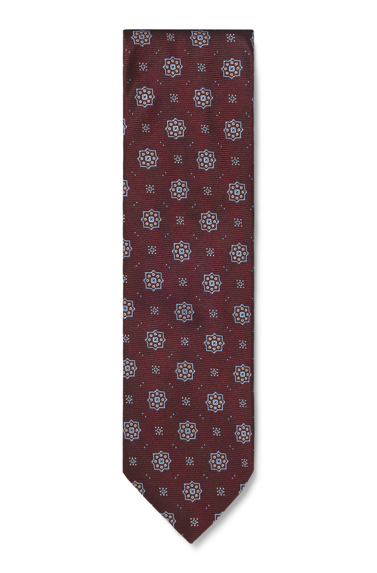Boss Patterned silk tie slipsar herr – bild 3