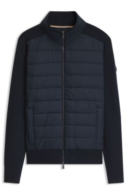 Padded-front jacket, Dark Blue
