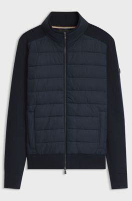 Padded-front jacket, Dark Blue