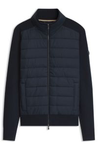 Padded-front jacket, Dark Blue