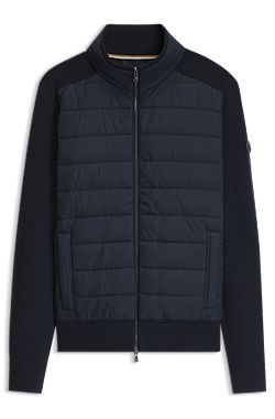 Padded-front jacket