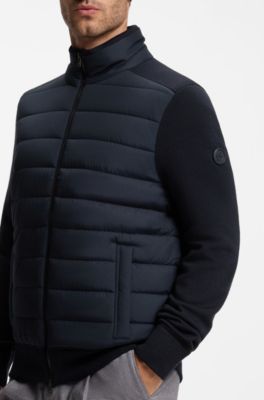 Padded-front jacket, Dark Blue