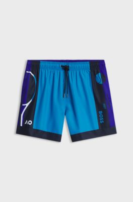 BOSS x AO swim shorts, Blue