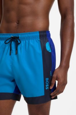 BOSS x AO swim shorts, Blue