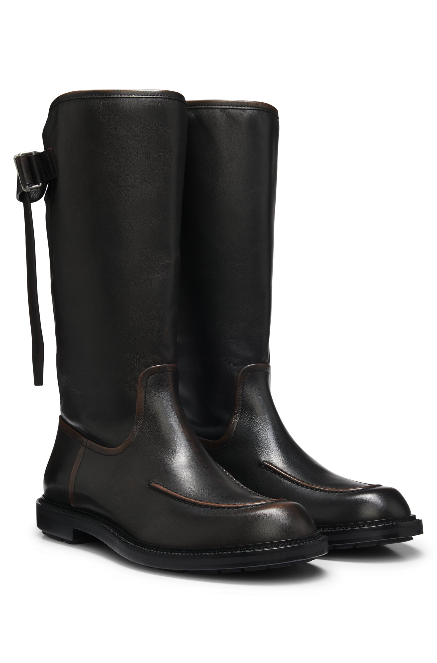 Boss Leather boots herr