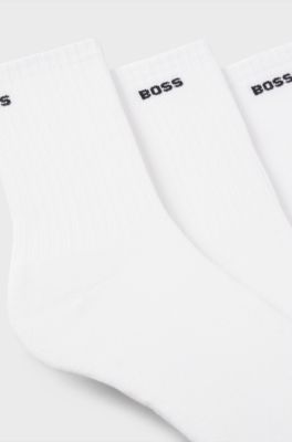 3-pack socks, White
