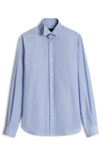 Slim-fit cotton shirt, Light Blue