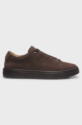 Lace-up sneakers, Dark Brown