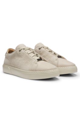 Lace-up sneakers, Beige