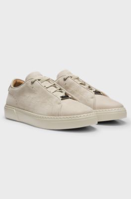 Lace-up sneakers, Beige