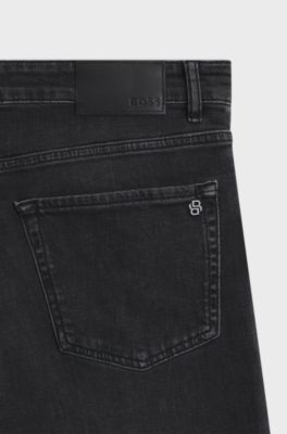 Tapered-fit jeans, Dark Grey