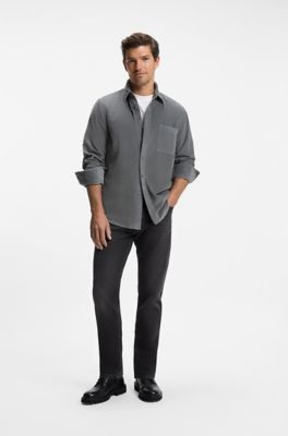 Tapered-fit jeans, Dark Grey