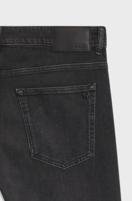 Delaware slim-fit jeans, Dark Grey