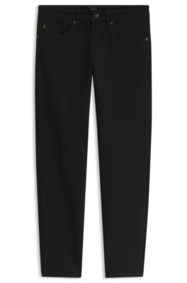 Tapered-fit jeans, Black