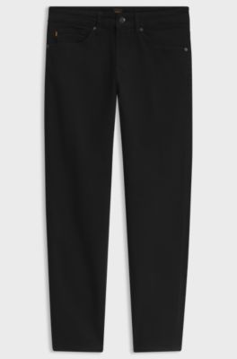 Tapered-fit jeans, Black