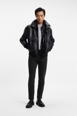 Tapered-fit jeans, Black
