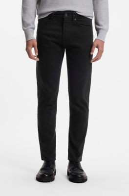 Tapered-fit jeans, Black