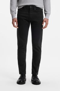 Tapered-fit jeans, Black