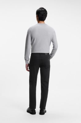 Tapered-fit jeans, Black