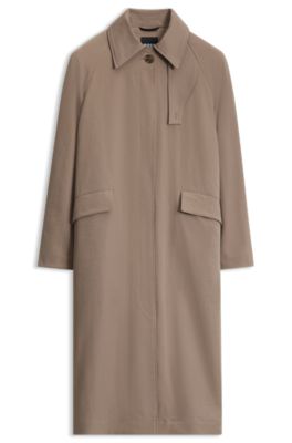 Coat with detachable inner, Light Brown