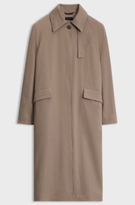 Coat with detachable inner, Light Brown