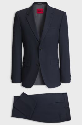 Two-piece slim-fit suit, Dark Blue